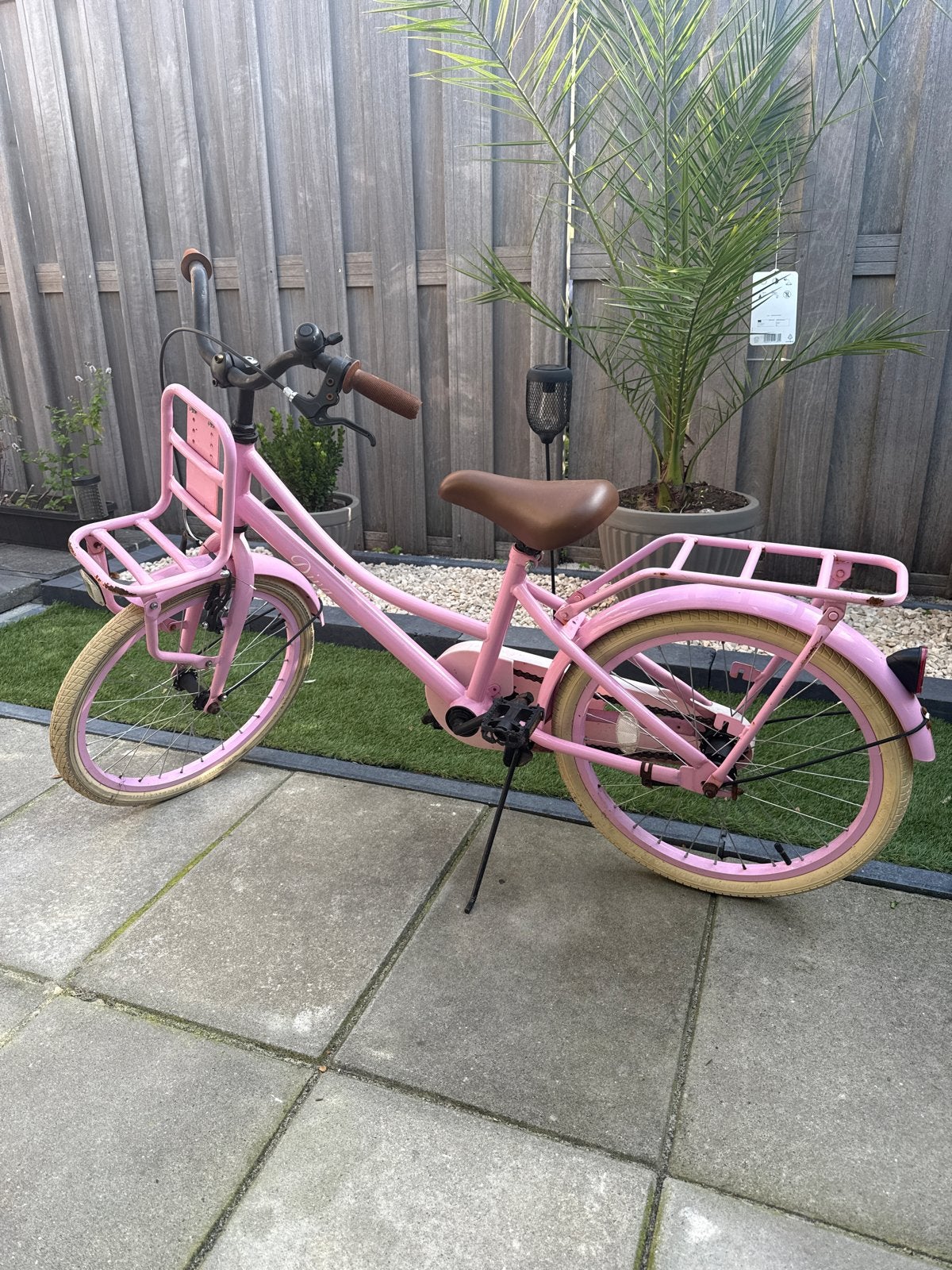 Roze Spirit transportfiets 20 of 22 inch, Terugtraprem, 22 inch, Gebruikt, Ophalen of Verzenden
