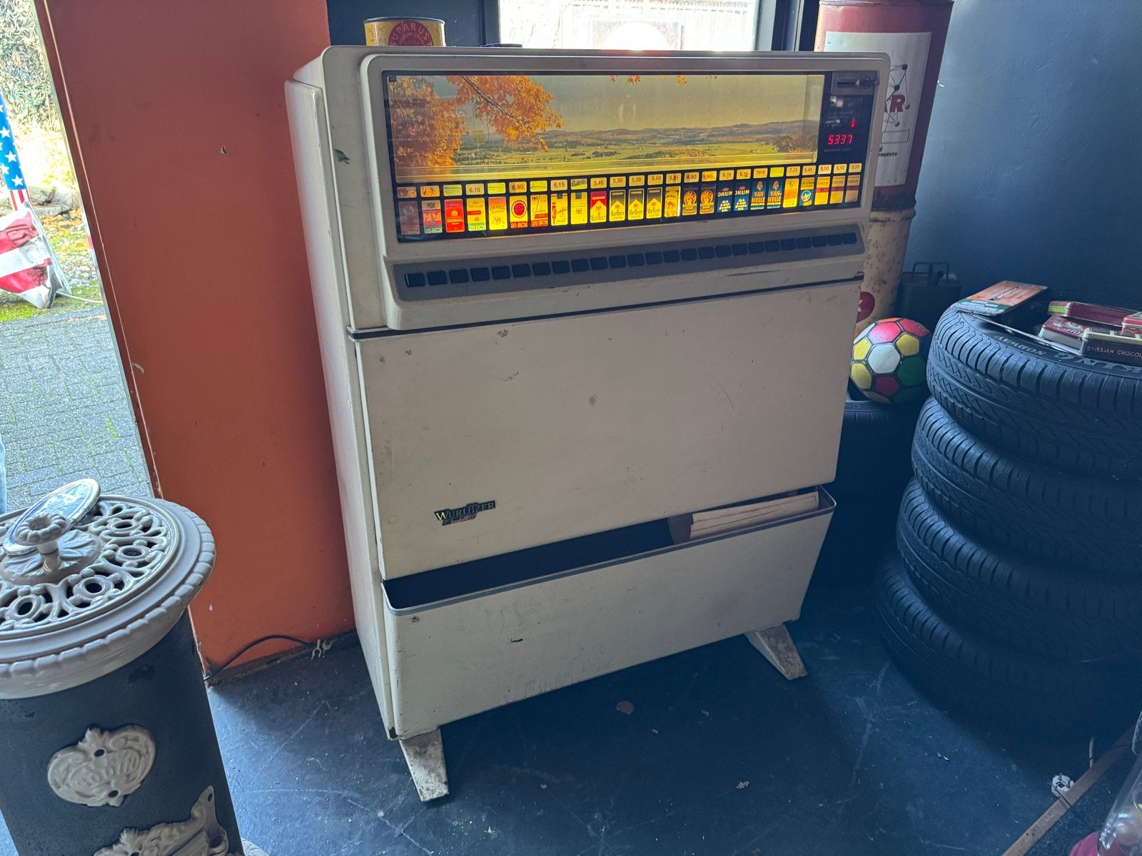 Wurlitzer - Vintage Sigaretten Automast, Ophalen, Gebruikt, ., .