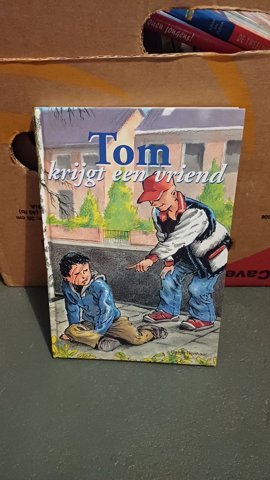 Tom krijgt een vriend - Kinderboek over vriendschap, Ophalen of Verzenden, Gelezen, Gjalt de Haan, Fictie algemeen