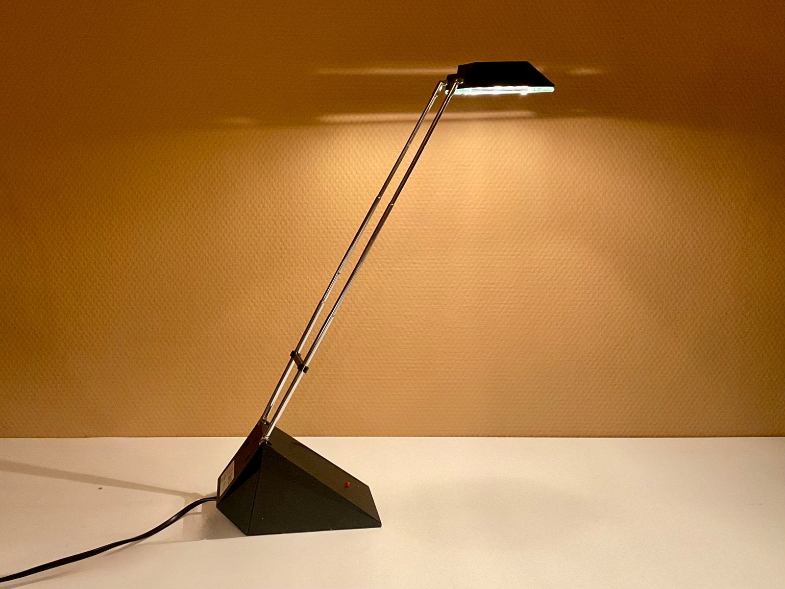 Vintage Ikea telescopische bureaulamp typ B9009, Bureaulamp, Vintage, Ophalen of Verzenden, Gebruikt