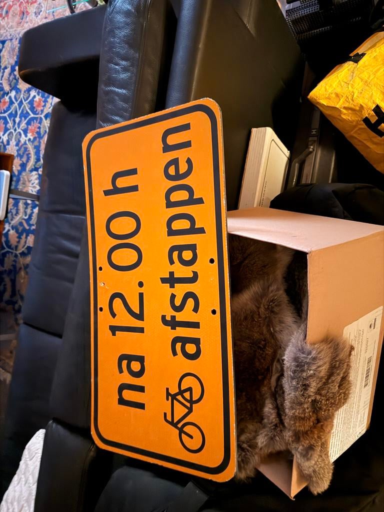 Leuke mancave spullen, Verzenden, Zo goed als nieuw, Reclamebord
