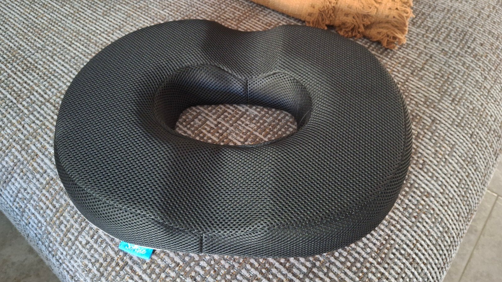 Donut kussen, Ophalen