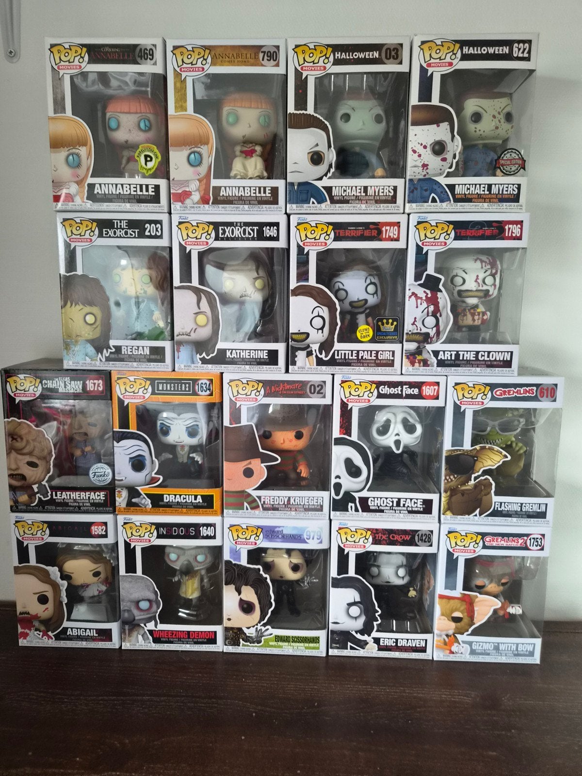 Grote Horror Funko Pop Verzameling (18 st.) – ZGAN / In Box, Ophalen of Verzenden, Zo goed als nieuw