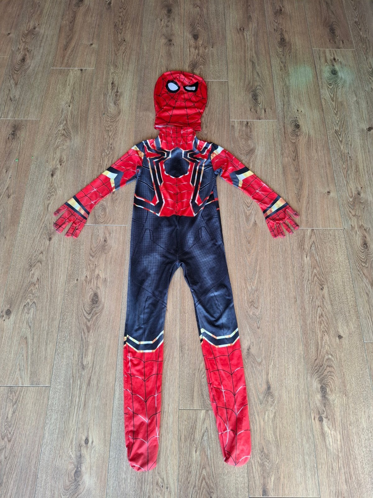 Spiderman kostuum maat 120 met masker, Kinderen en Baby's, Ophalen of Verzenden, Gebruikt, 110 t/m 116, Jongen of Meisje