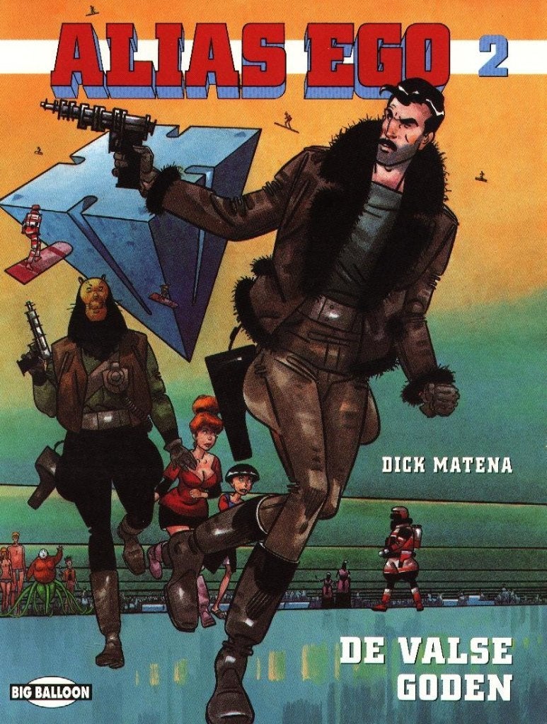 Alias Ego dl 2 - De Valse Goden - Dick Matena, Verzenden, Eén stripboek, Zo goed als nieuw, Dick Matena
