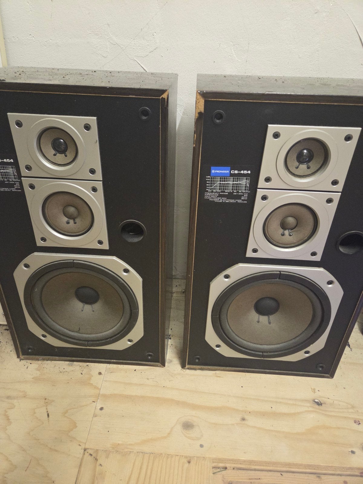 Pioneer CS-454 Vintage Luidsprekers - Goede Staat, Ophalen of Verzenden