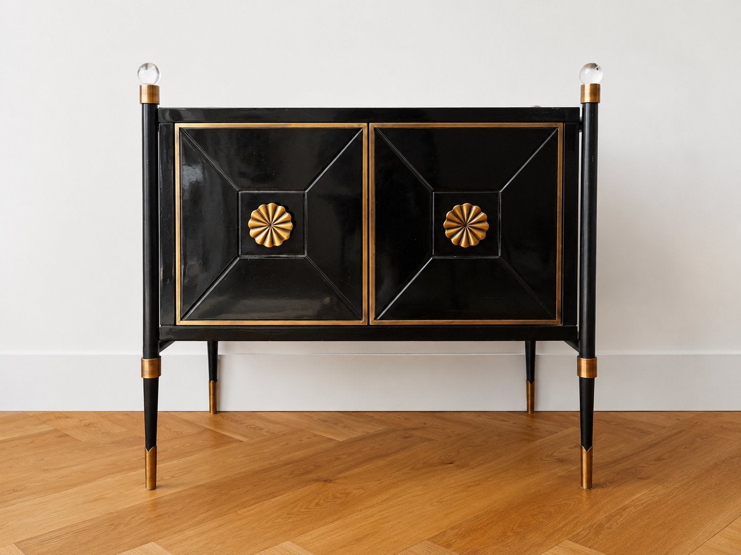 Jonathan Adler rider cabinet, Ophalen, Zo goed als nieuw, 25 tot 50 cm, Overige houtsoorten