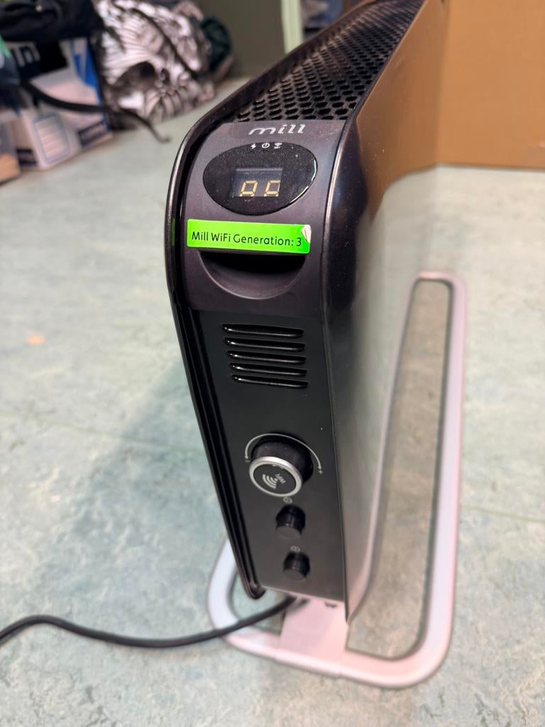 Mill CO1200WIFI3 design convectiekachel, Huis en Inrichting, Kachels, Ophalen, Overige soorten, Elektrisch, Zo goed als nieuw