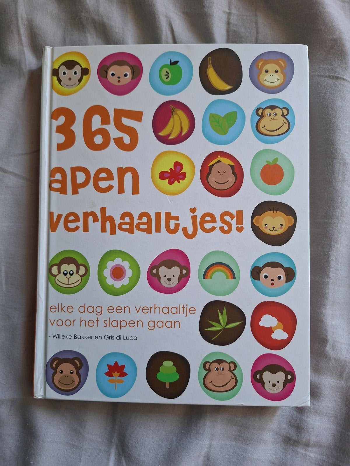 365 Apen Verhaaltjes: Elke Dag een Verhaaltje, Boeken, Kinderboeken | Baby's en Peuters, Ophalen of Verzenden, Gelezen, Willeke Bakker en Gris di Luca
