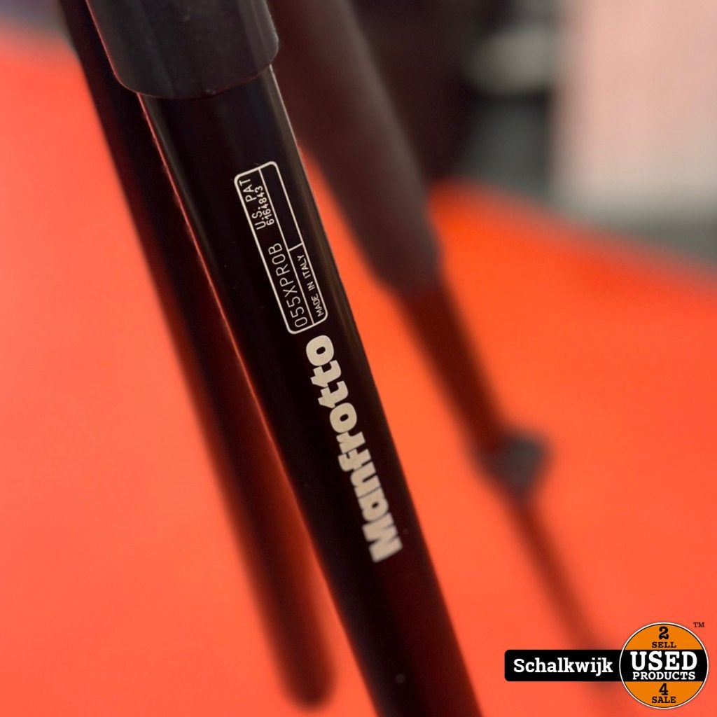 Manfrotto 055xprob Statief met met 322rc2 joystick head, Audio, Tv en Foto, Manfrotto, Zo goed als nieuw, https://www.manfrotto.com/global/contact-us/