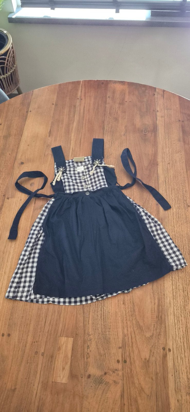 dirndl maat 98 zonder wit blousje, Kinderen en Baby's, Ophalen of Verzenden, Zo goed als nieuw, 104 of kleiner, Meisje