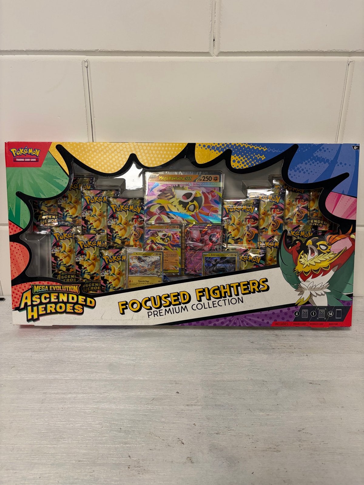 Pokémon TCG Mega Evolution Ascended Heroes Premium Collectio, Ophalen of Verzenden, Nieuw, Overige typen, Foil