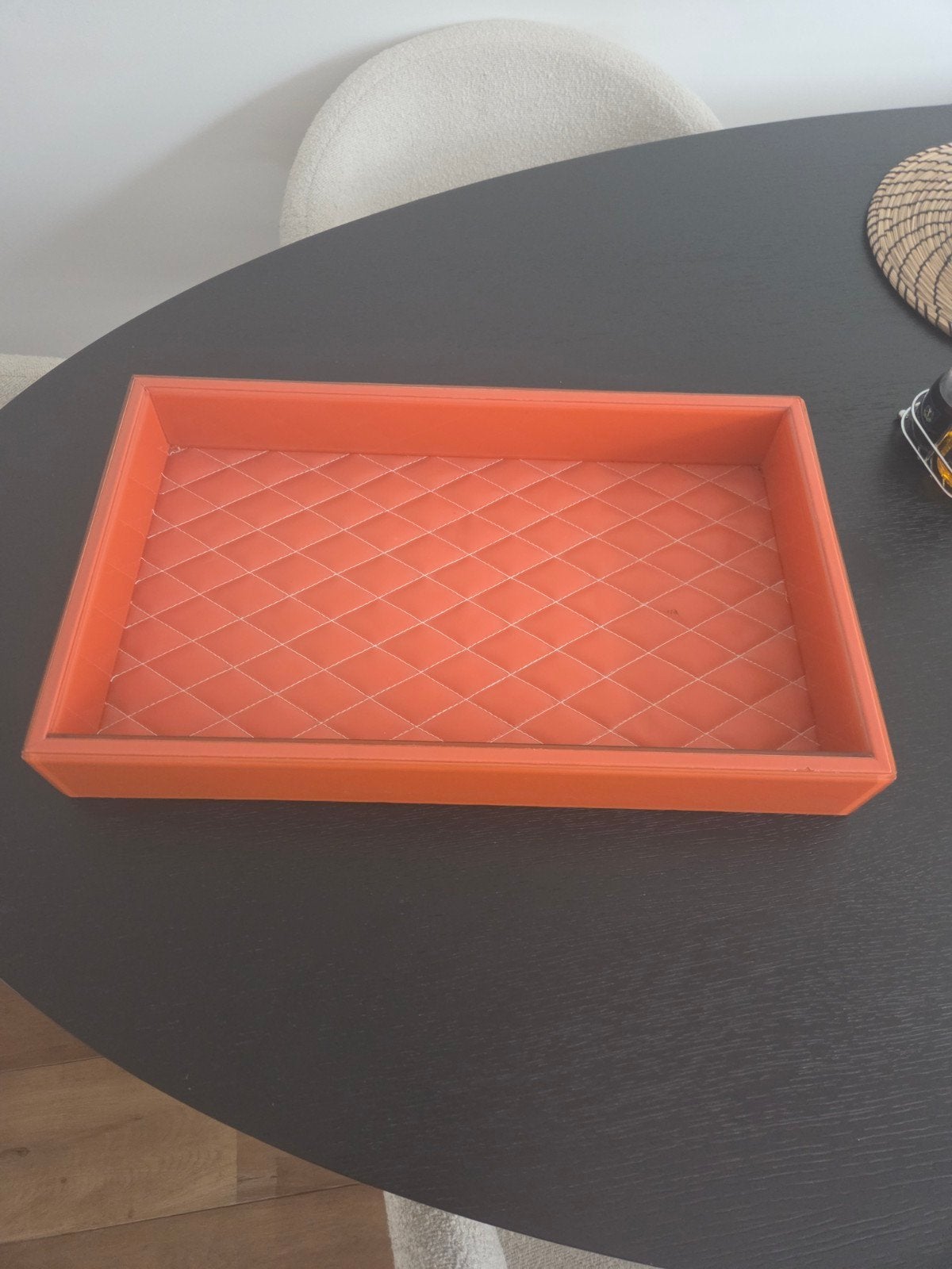 Richmond dienblad oranje - TR-0026, Ophalen of Verzenden, Zo goed als nieuw, Oranje, Overige materialen
