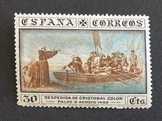 postzegel Spanje, Postzegels en Munten, Postzegels | Europa | Spanje, Ophalen of Verzenden