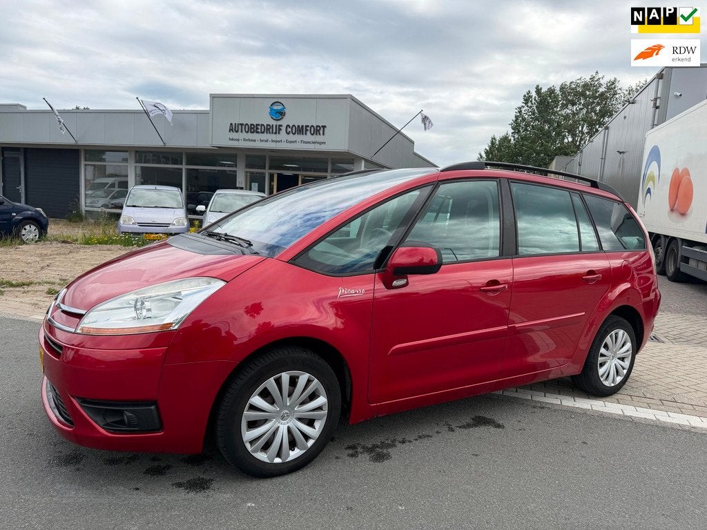 Citroen Grand C4 Picasso 1.8-16V Ambiance 7-Persoons / AIRCO, Auto's, 125 pk, Gebruikt, Zwart, 4 cilinders