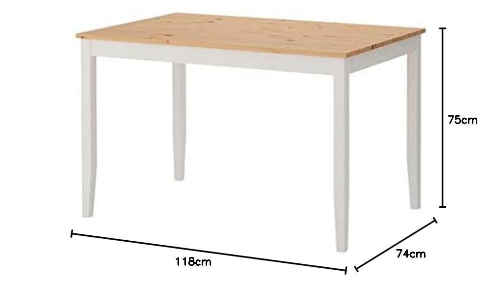 IKEA dining table & 4 chairs / IKEA eettafel 4 stoelen, Ophalen, Gebruikt, 100 tot 150 cm, 50 tot 100 cm