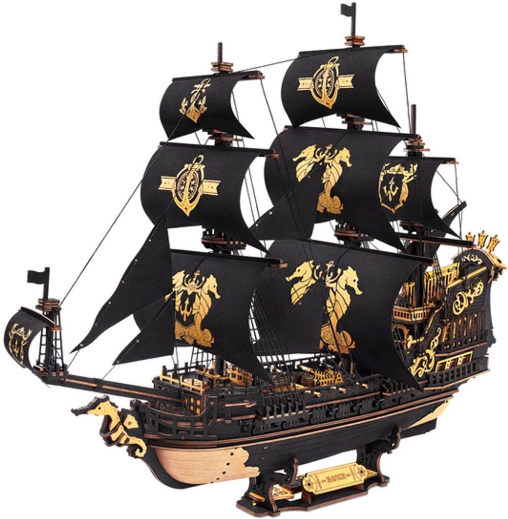 3D Houten Bouwpakket "The Seahorse Barque", Verzenden, Nieuw, Groter dan 1:32
