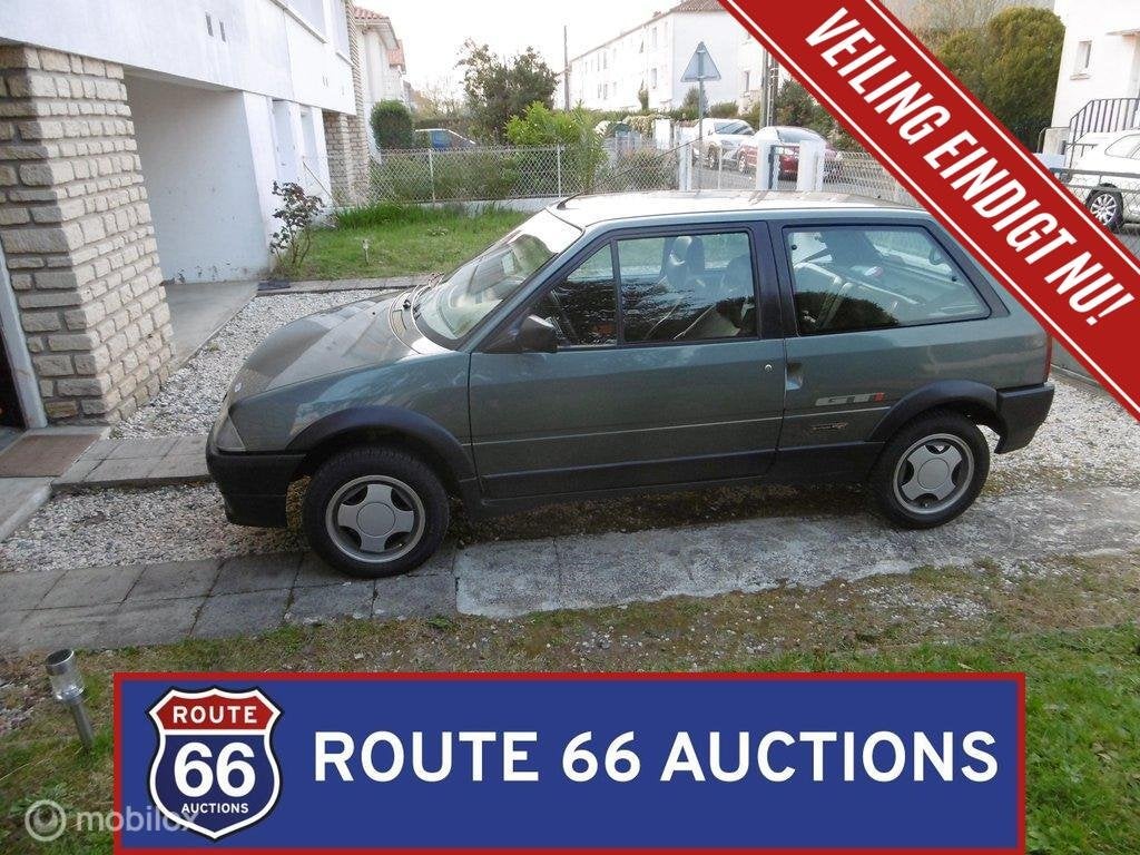 Citroën AX GT Exclusive | 1992 | Route 66 Auctions, Auto's, Overige carrosserieën, Citroën, Zwart, Bedrijf