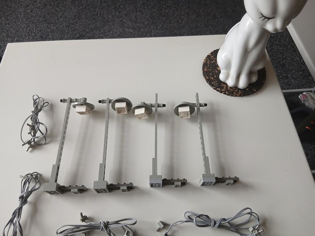 Lego nr 7867    12 volt lichtmasten, Ophalen of Verzenden, Gebruikt, Complete set, Lego