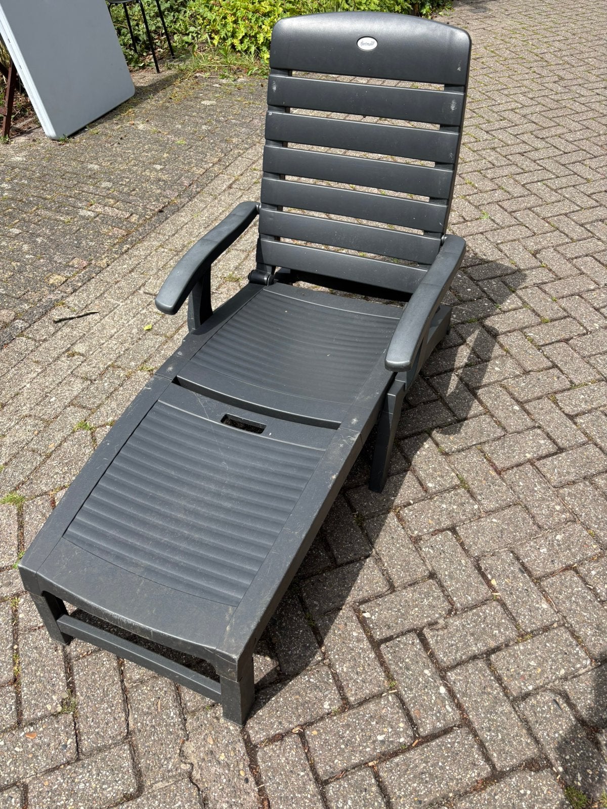 Hartman ligstoel, tuinstoel., Tuin en Terras, Ophalen, Zo goed als nieuw, Kunststof