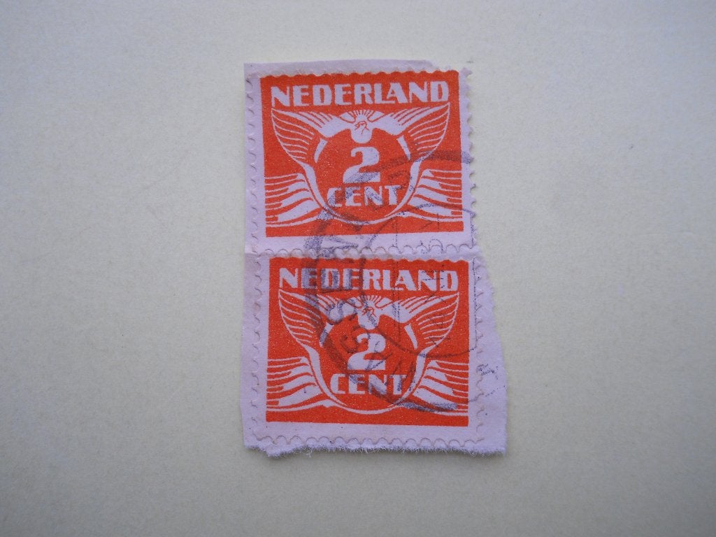 Nederland 1925 Vliegende duif Nvph.173 Rondstempel Wassenaar, Ophalen of Verzenden, T/m 1940, Gestempeld