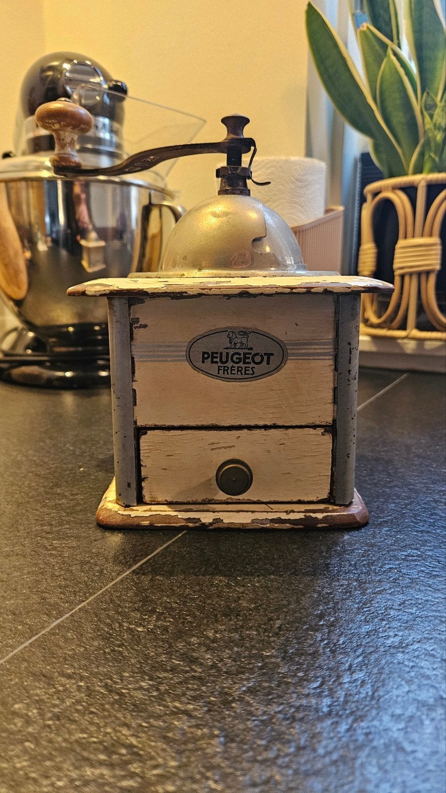 Antieke Peugeot Frères Koffiemolen - Jaren '30/'40, Ophalen of Verzenden