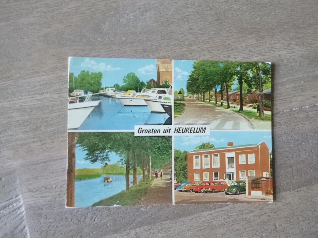 Heukelum, jachthaven de Linge/Voorste gewind 1976, Verzenden, 1960 tot 1980, Gelopen, Noord-Brabant