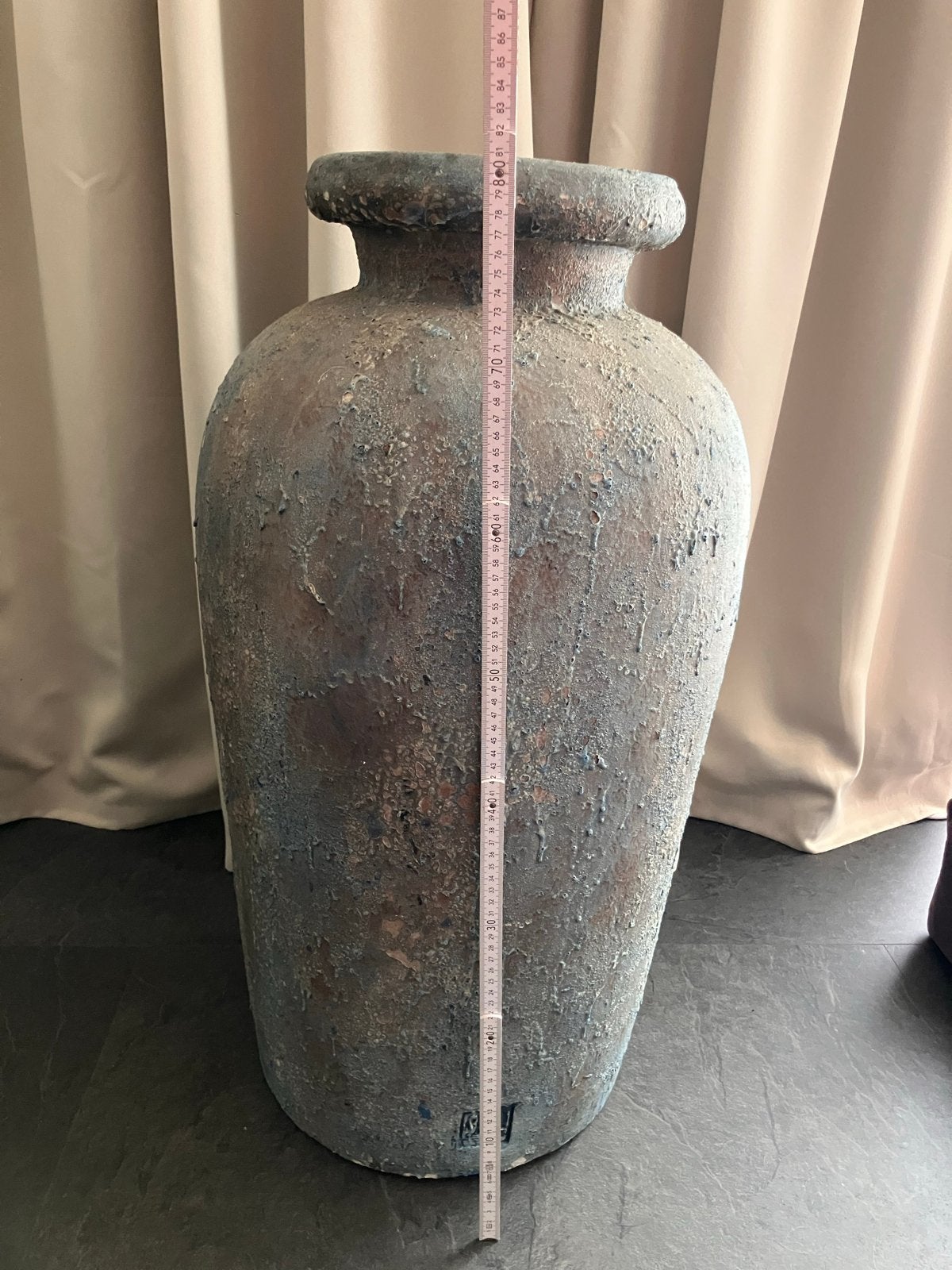 Grote decoratieve vaas, merk PTMD , 80cm hoog, Ophalen