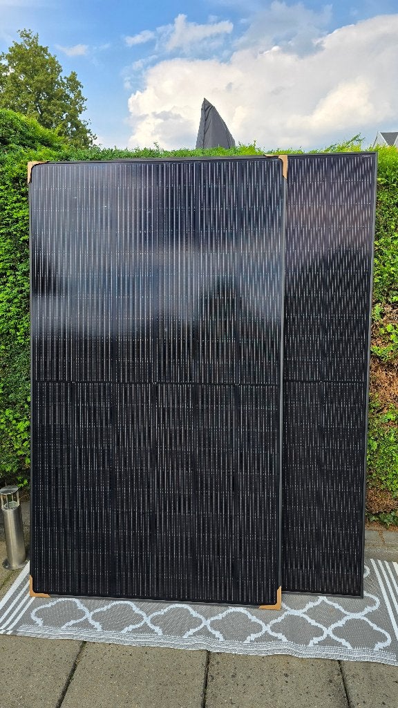 NIEUW 2x JA Solar N-Type 500WP Bifacial Dubbel Glas AllBlack, Ophalen, Nieuw, Paneel, 200 wattpiek of meer
