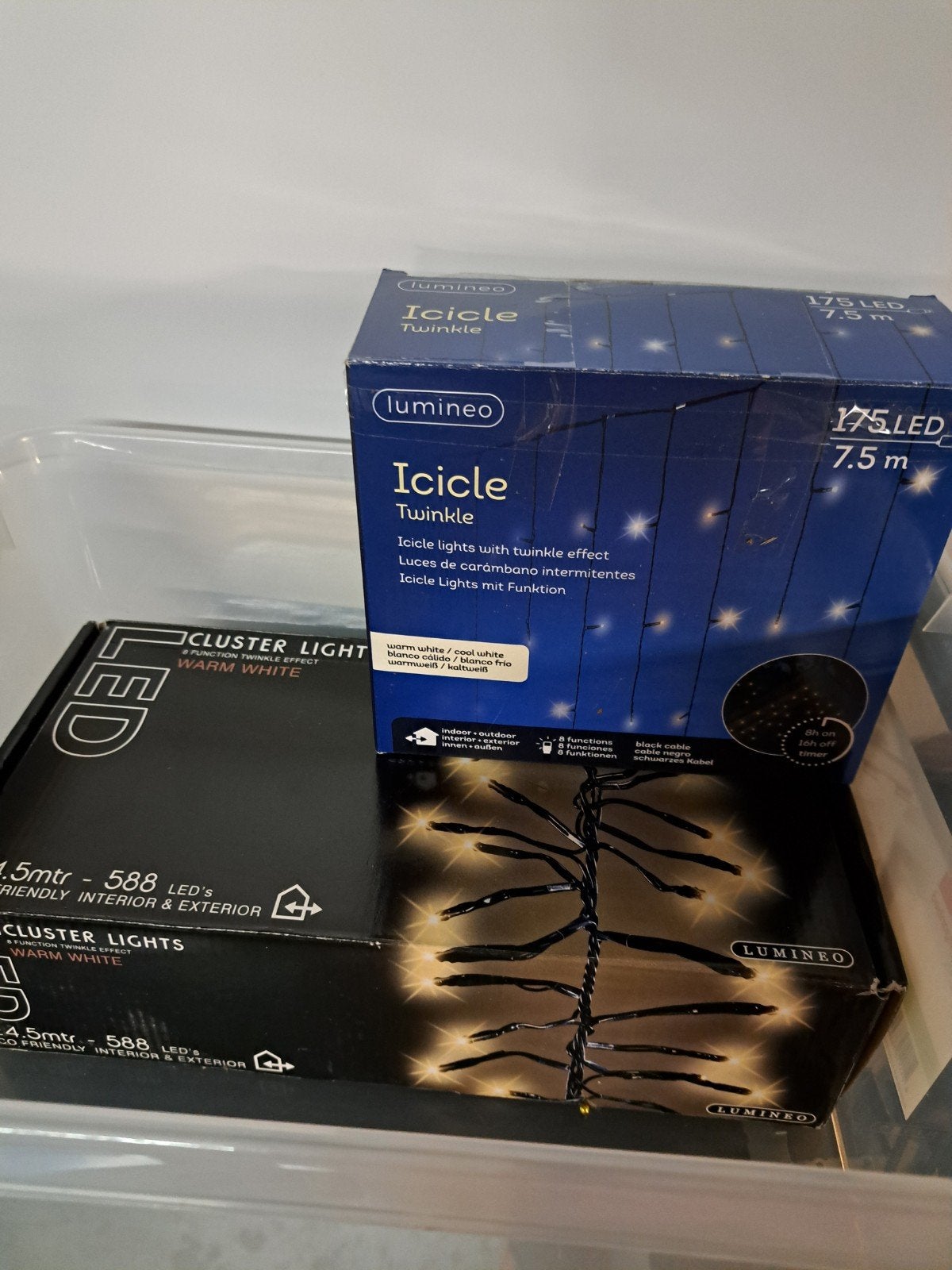 Kerst verlichting, Ophalen, Zo goed als nieuw
