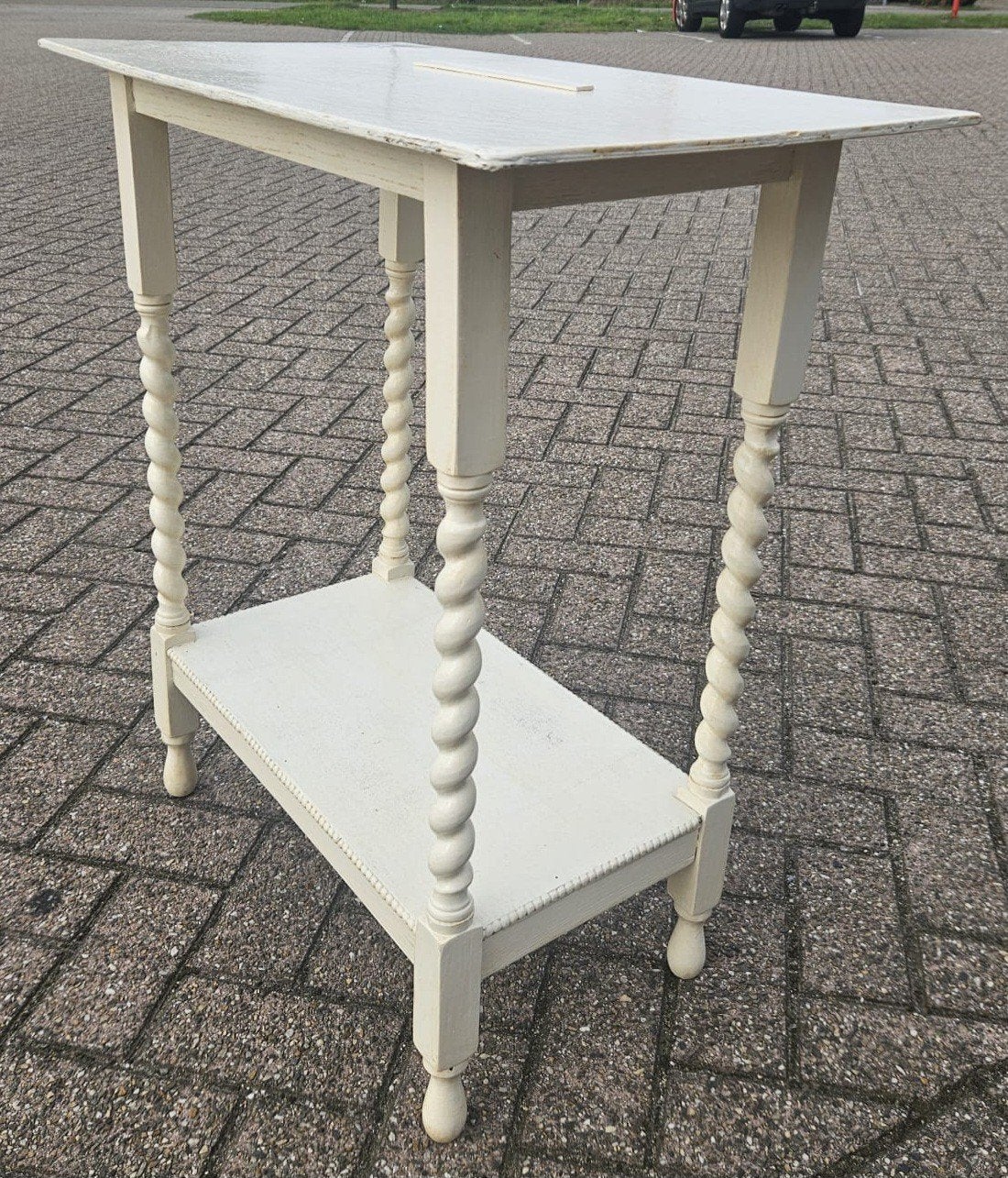 Bijzettafel haltafel sidetable, Huis en Inrichting, Ophalen, 75 cm of meer, 60 cm of meer, Rechthoekig