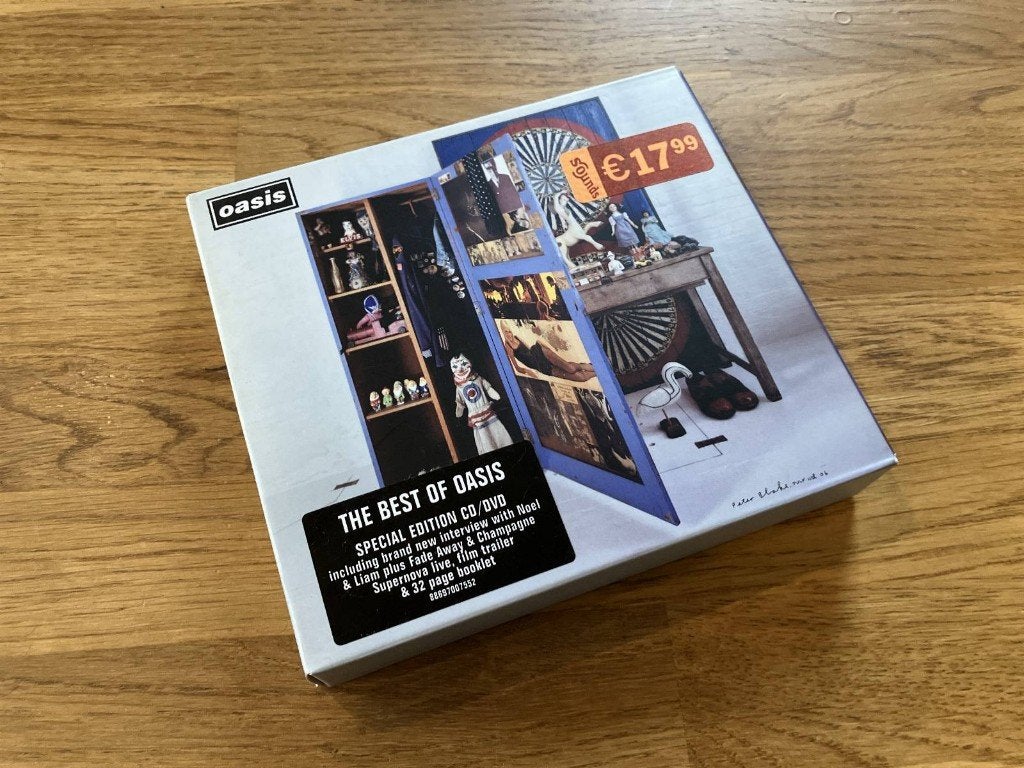 Oasis (2) / Stop The Clocks, Ophalen of Verzenden, Zo goed als nieuw, Poprock