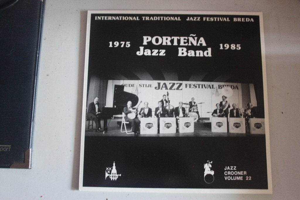 500u - lp - portena jazz band 1975/1985 - jazz crooner volum, Ophalen of Verzenden, Gebruikt, 12 inch