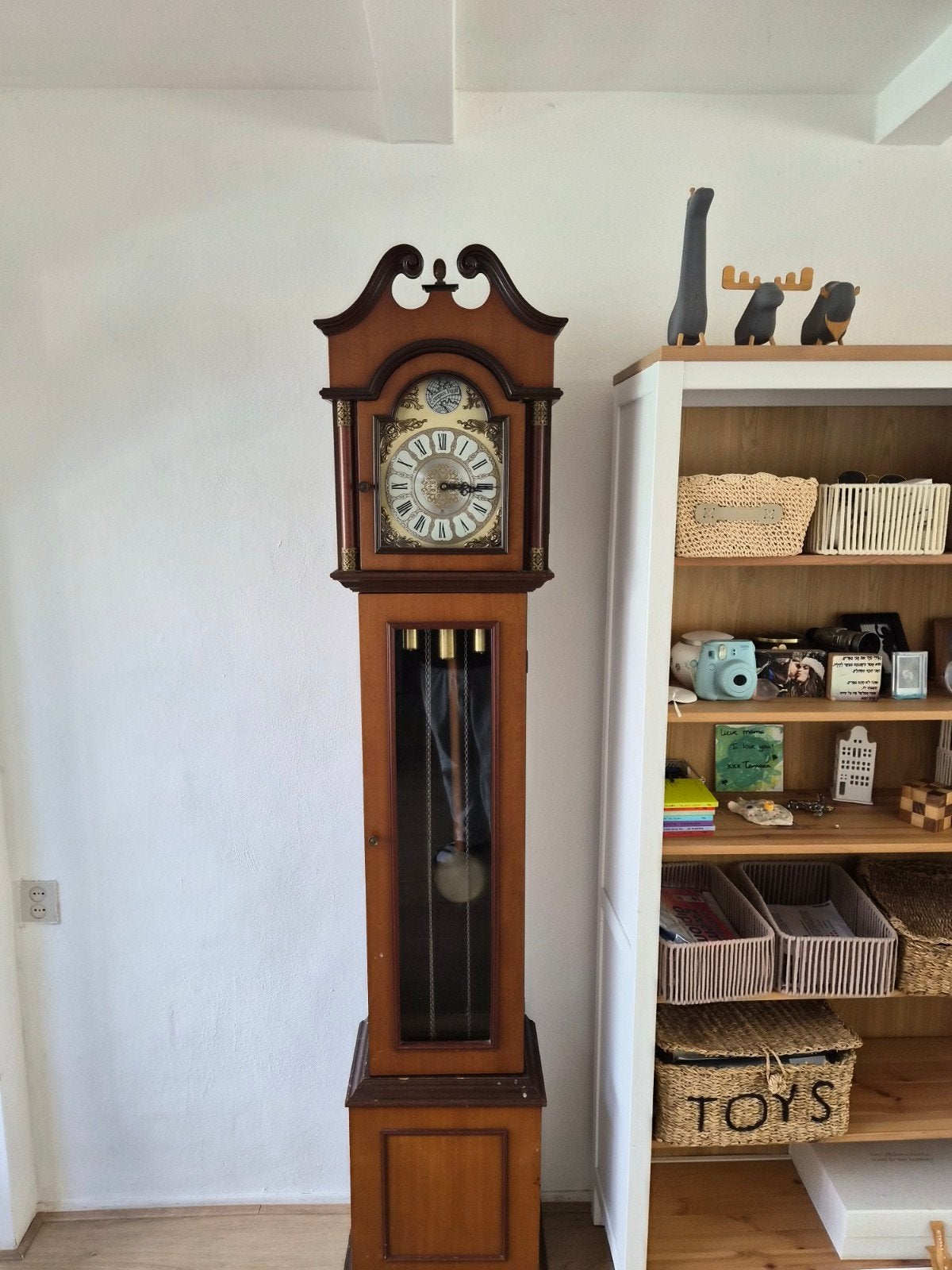 Staande klok Tempus Fugit - Antiek en functioneel, Antiek en Kunst, Antiek | Klokken, Ophalen