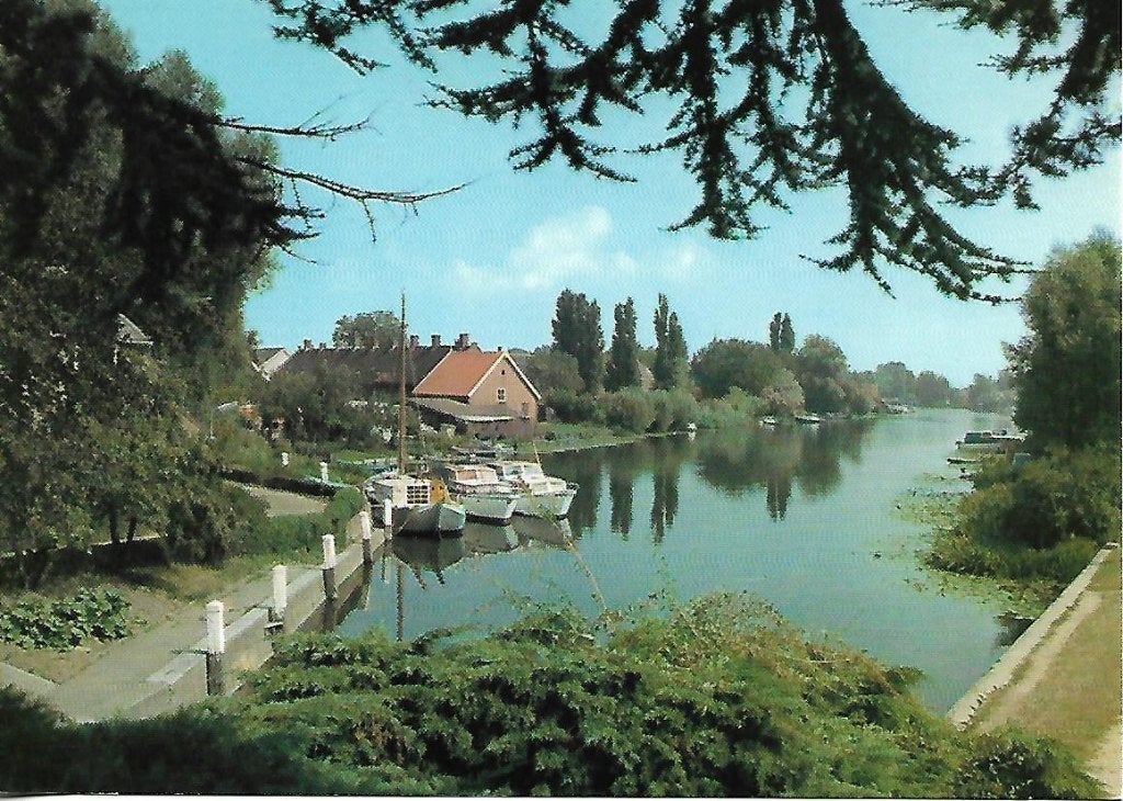 Alblasserdam- -Gezicht op de Alblas., Verzenden, 1980 tot heden, Ongelopen, Zuid-Holland