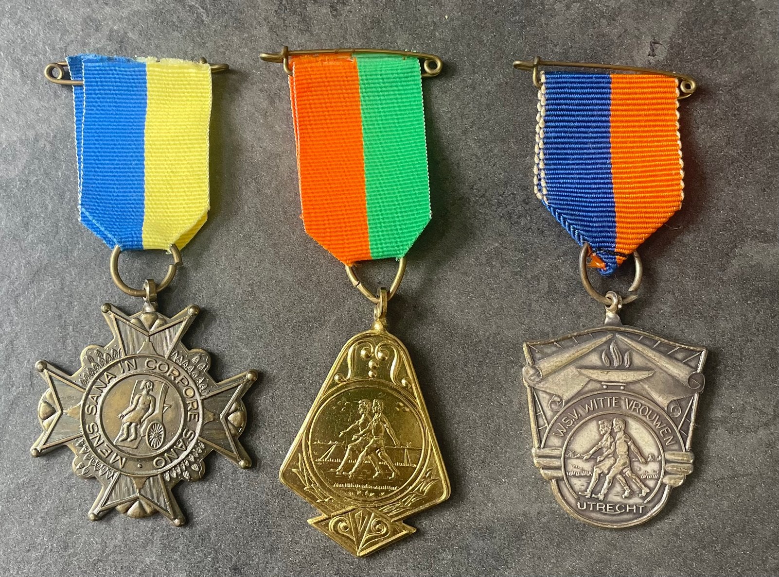 Wandelmedailles Nijmegen Utrecht Angerlo, Postzegels en Munten, Penningen en Medailles, Ophalen of Verzenden, Overige materialen