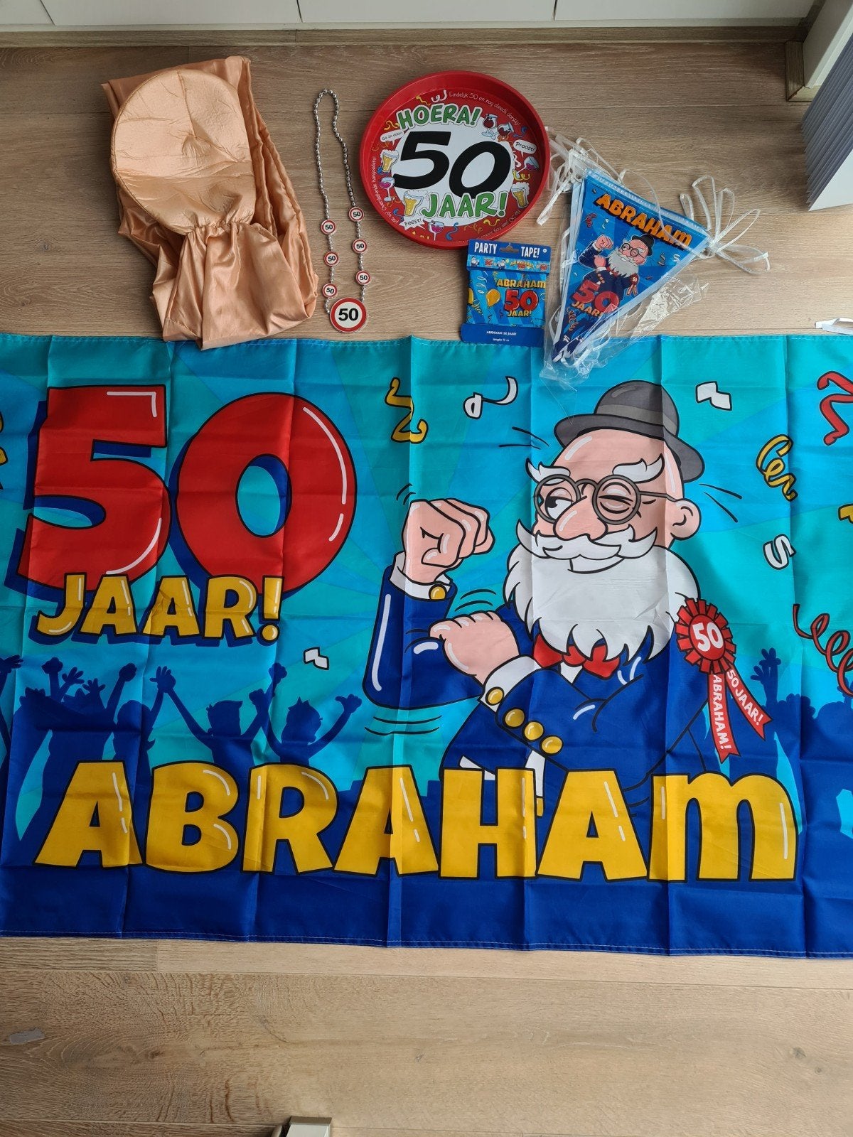 set Abraham feestversiering, Ophalen of Verzenden, Zo goed als nieuw, Versiering, Abraham of Sarah