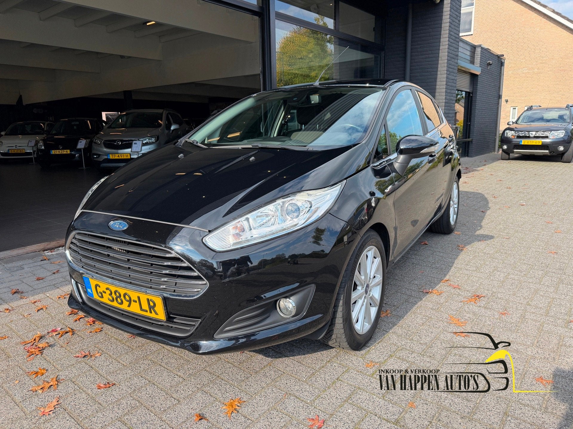 Ford Fiesta 1.5 TDCi Titanium Lease Edition, Voorwielaandrijving, Gebruikt, 96 €/maand, Zwart