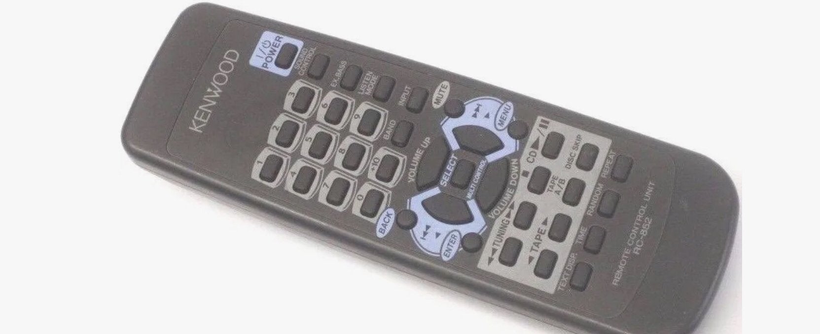 KENWOOD RC-852 REMOTE CONTROL, ORIGINAL, Audio, Tv en Foto, Afstandsbedieningen, Ophalen of Verzenden, Zo goed als nieuw