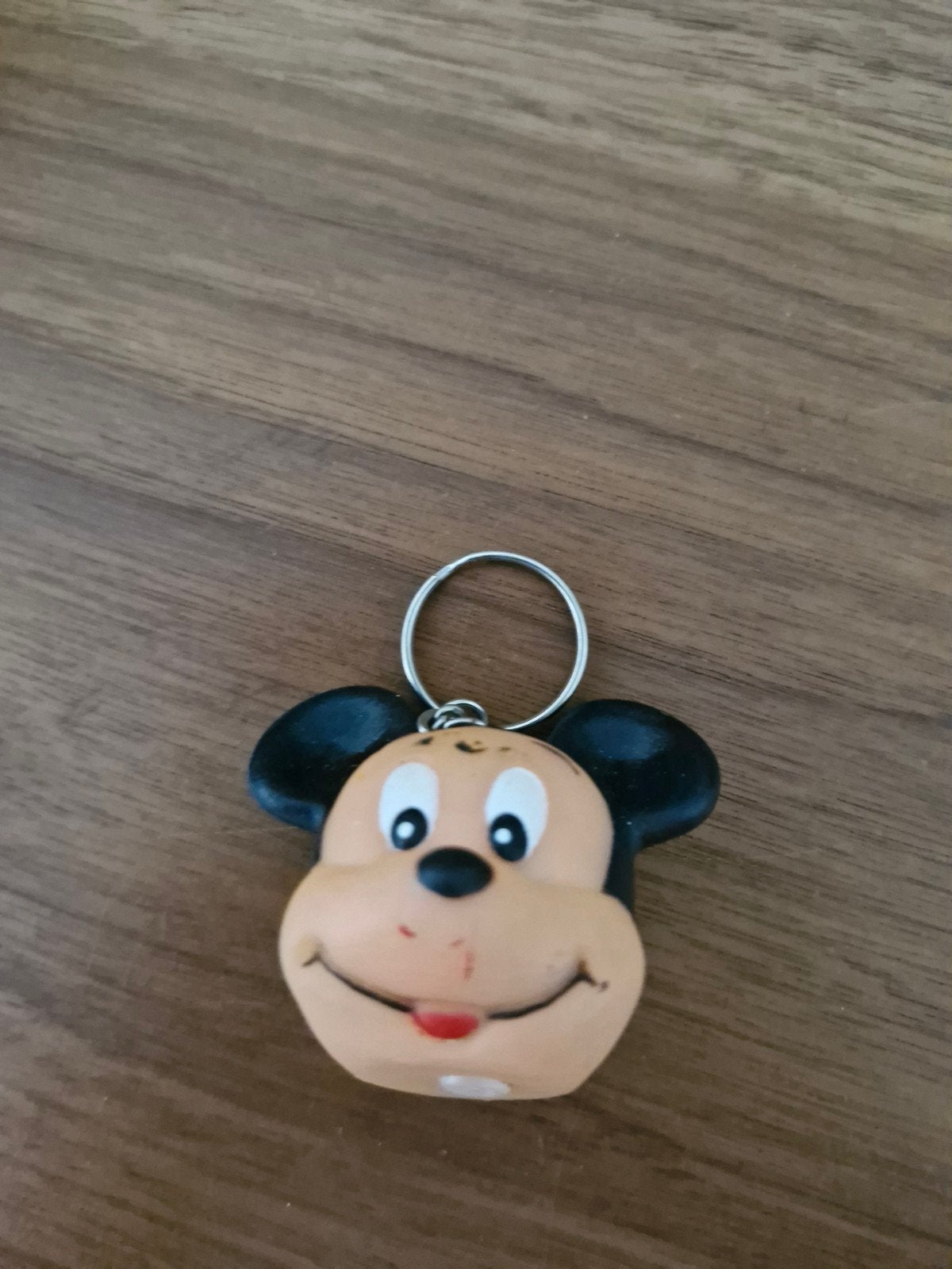 289 Mickey Mouse sleutelhanger - Vintage Disney figuur, Ophalen of Verzenden, Gebruikt, Knuffel of Figuurtje