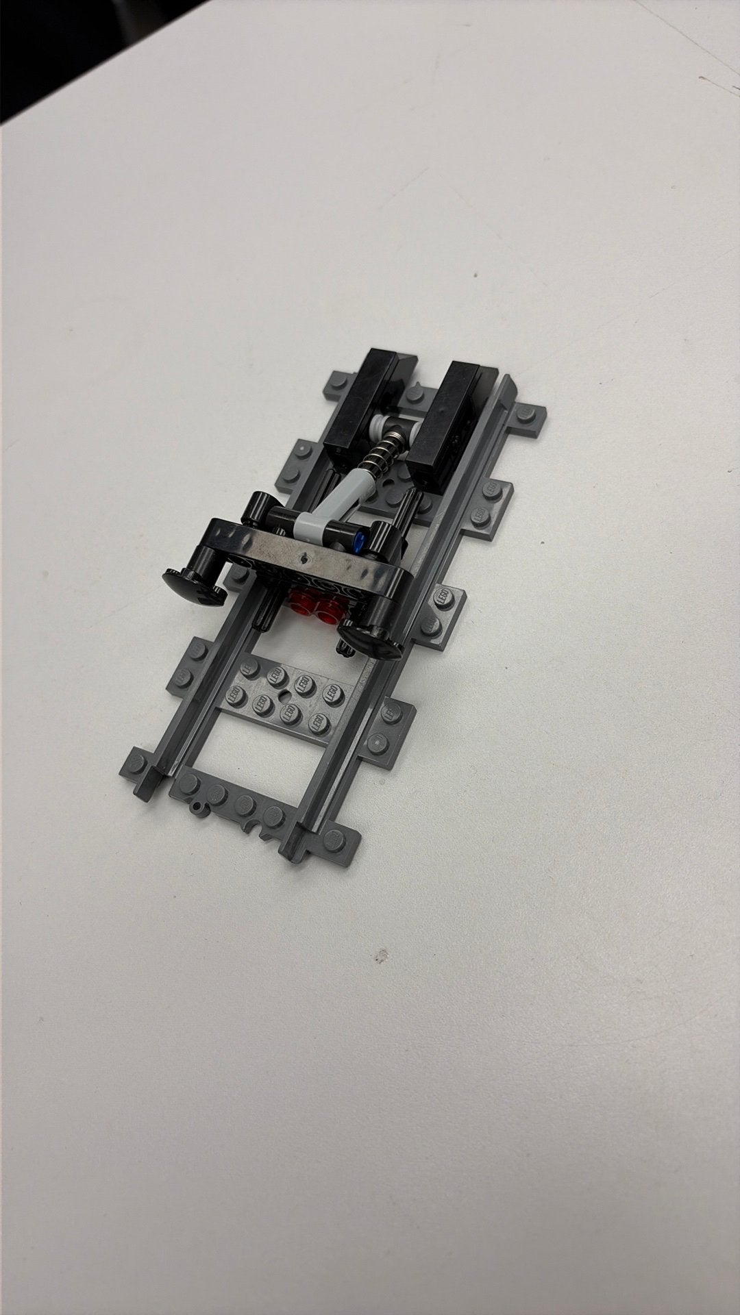 SB3031 Lego trein stootblok, luxe versie, werkende veer, Ophalen of Verzenden, Zo goed als nieuw