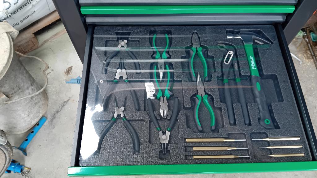 Gereedschapswagen te koop, Doe-het-zelf en Verbouw, Gereedschapskisten, Ophalen, Gevuld, Nieuw