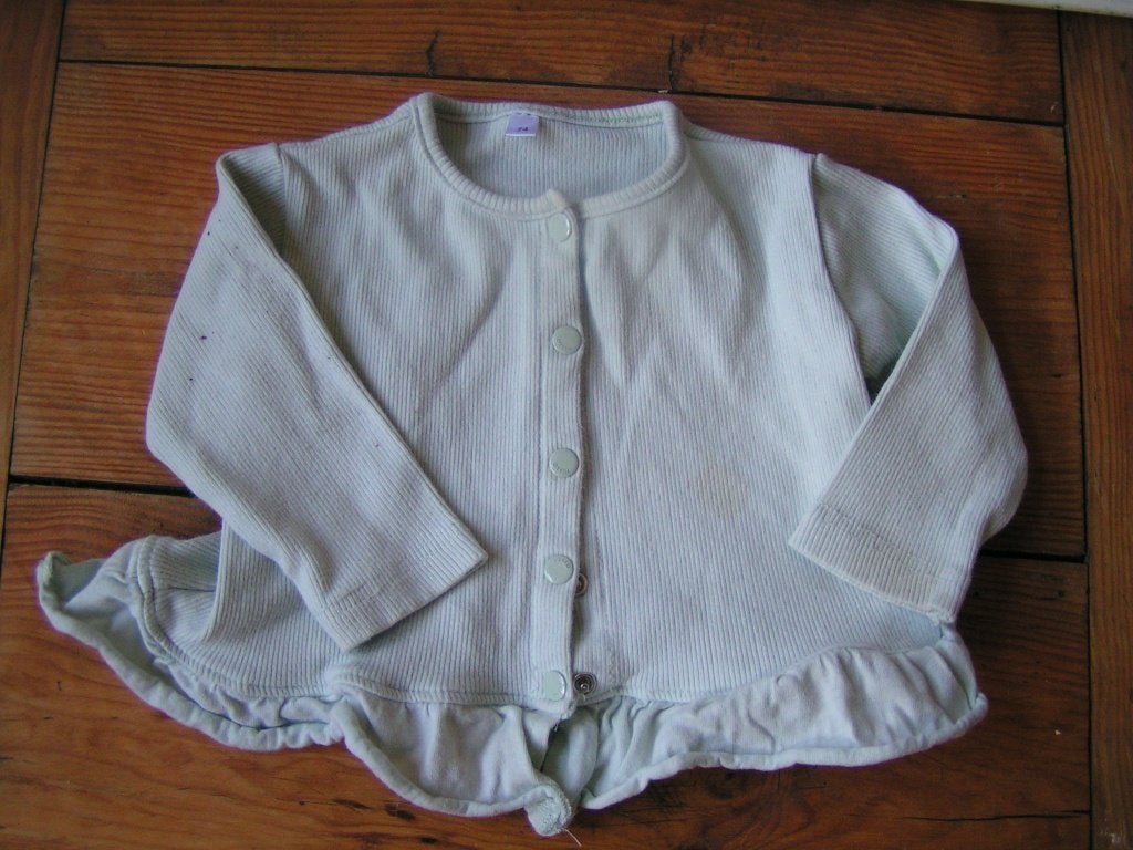 katoenen vestje maat 74 nr ZZ 555, Kinderen en Baby's, Babykleding | Maat 74, Verzenden, Zo goed als nieuw, Meisje, Truitje of Vestje