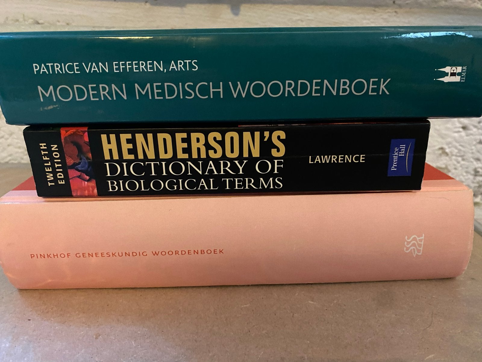 Medische Woordenboeken: Pinkhof, Henderson's, Modern Medisch, Boeken, Ophalen of Verzenden, Gelezen, Overige uitgevers, Nederlands
