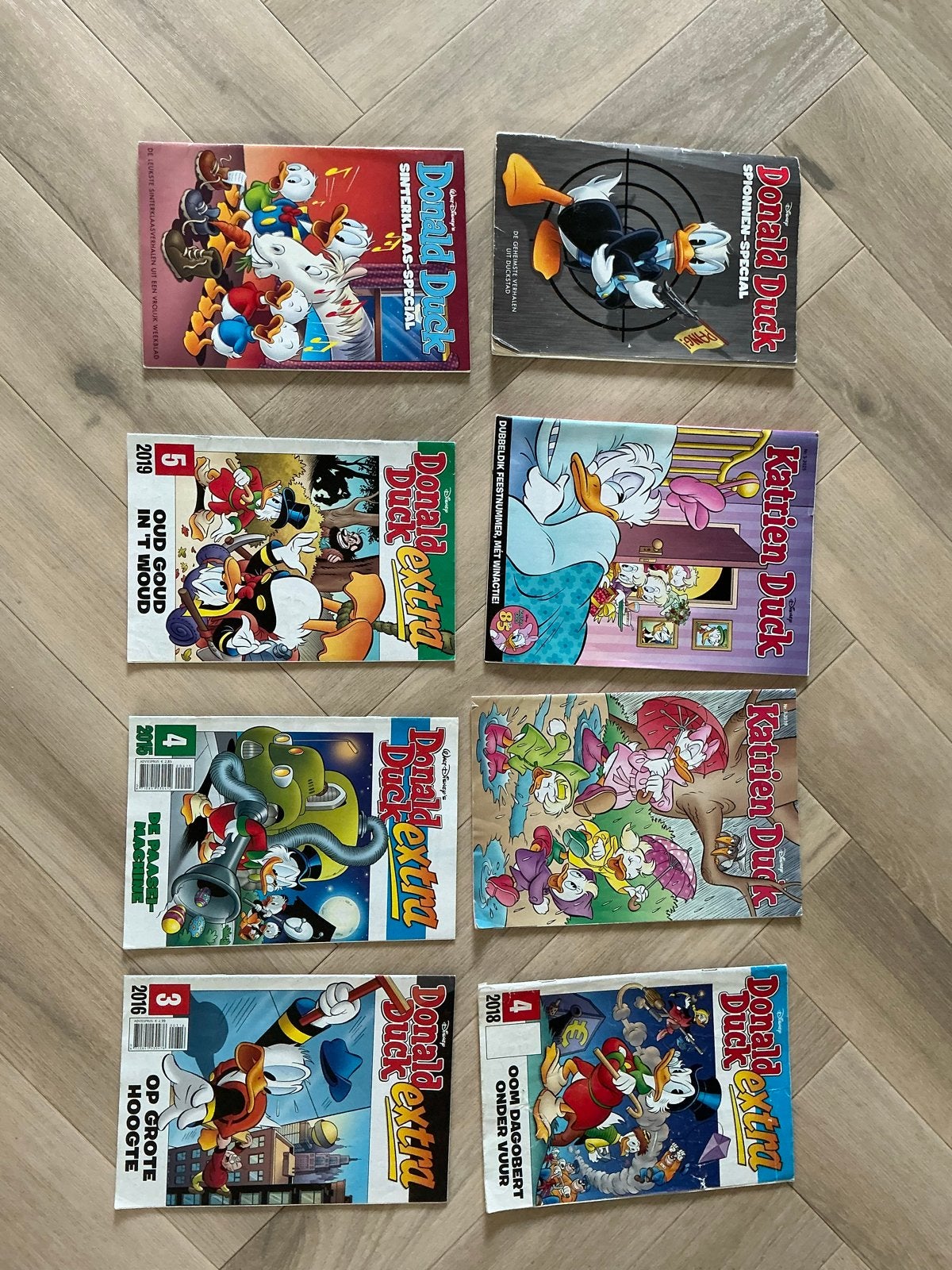 Donald Duck en Katrien Duck stripboeken - Diverse edities, Meerdere stripboeken, Ophalen of Verzenden, Gelezen