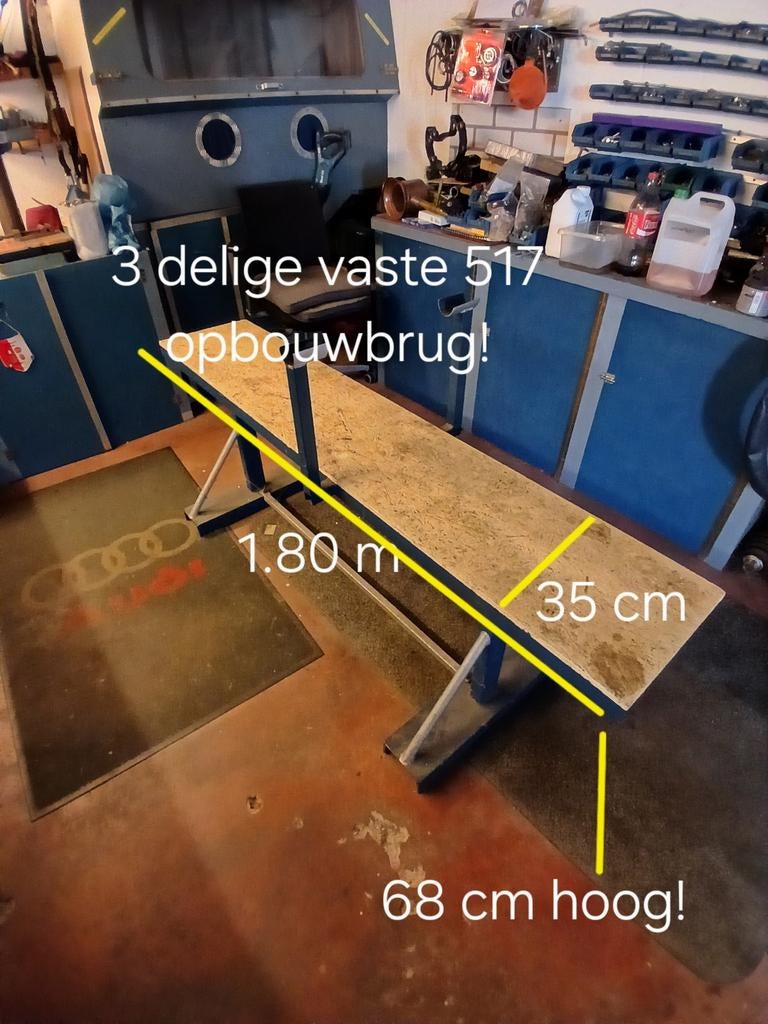 Ideale vaste 517 opbouwbrug 3 delig zeer stabiel!, Ophalen, Frame