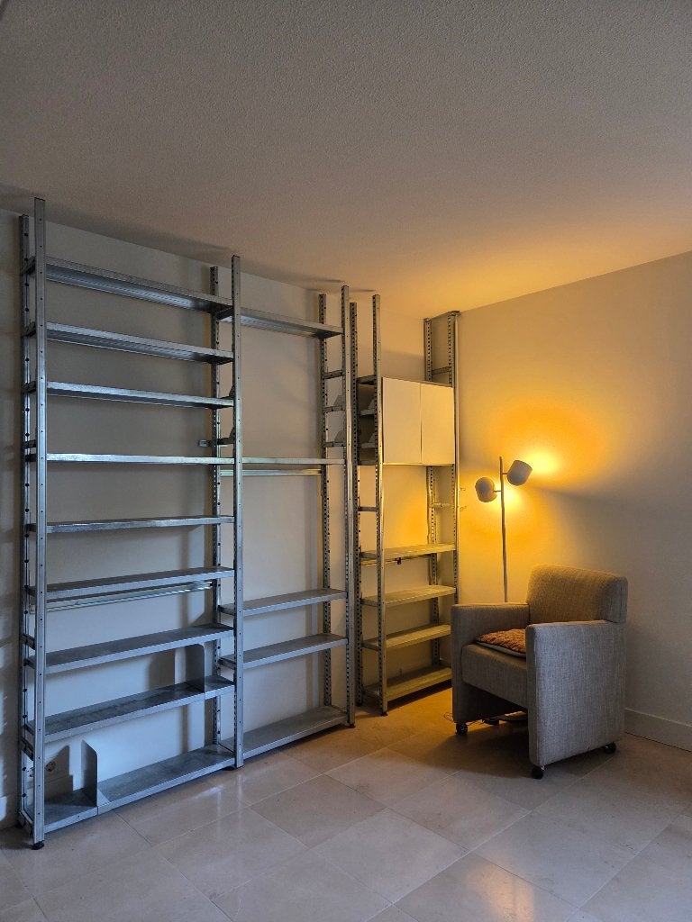 Industriële Metalen Legbordstelling / Stellingkast, Ophalen, Gebruikt