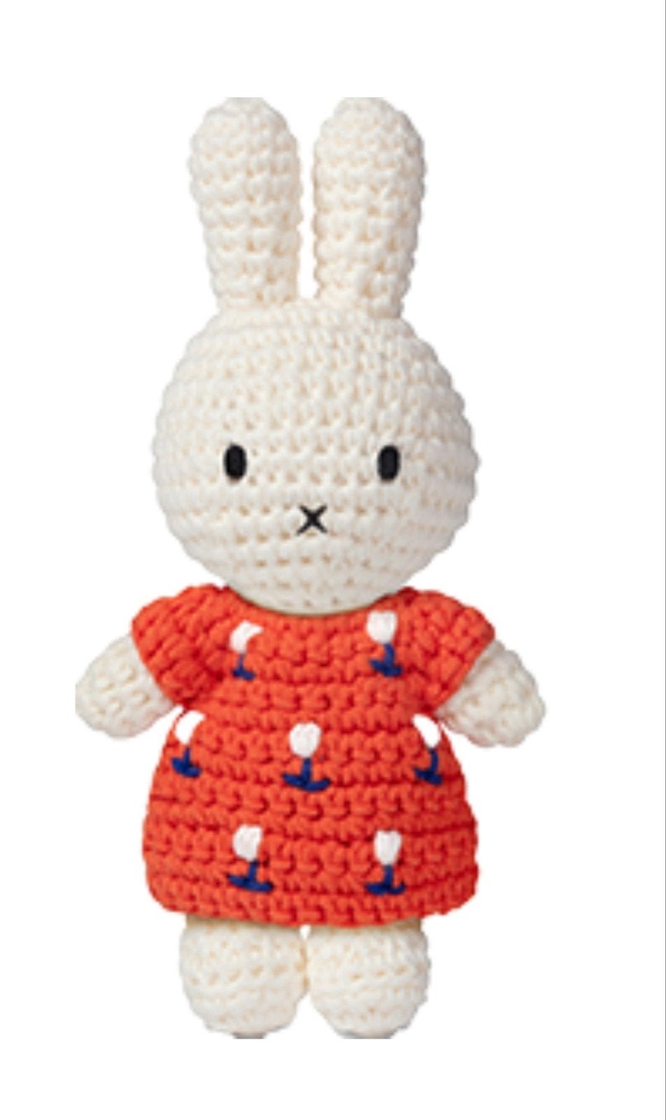 Gehaakte Nijntje Knuffels - oranje bloemetjesjurk, Kinderen en Baby's, Speelgoed | Knuffels en Pluche, Overige merken, Nijntje