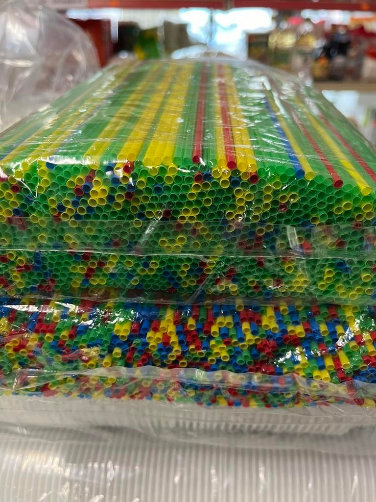 Dunne plastic rietjes 3mm 1000 pcs (3 voor €12.00), Ophalen of Verzenden, Nieuw