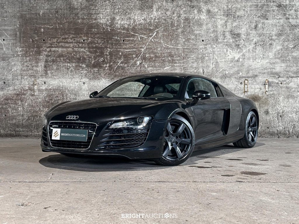 Audi R8 4.2 V8 FSI (bj 2007, automaat), Auto's, Audi, Automaat, Gebruikt, 8 cilinders, Zwart